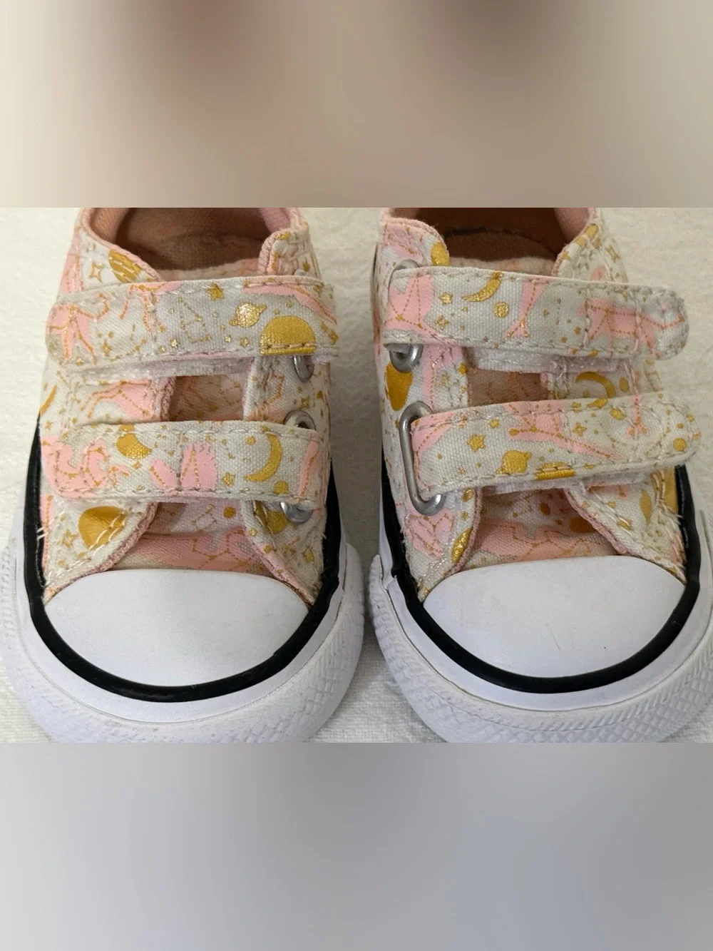Converse Baby Girl’s 3 Chuck Taylor All-Star Constellations Celestial Sneakers